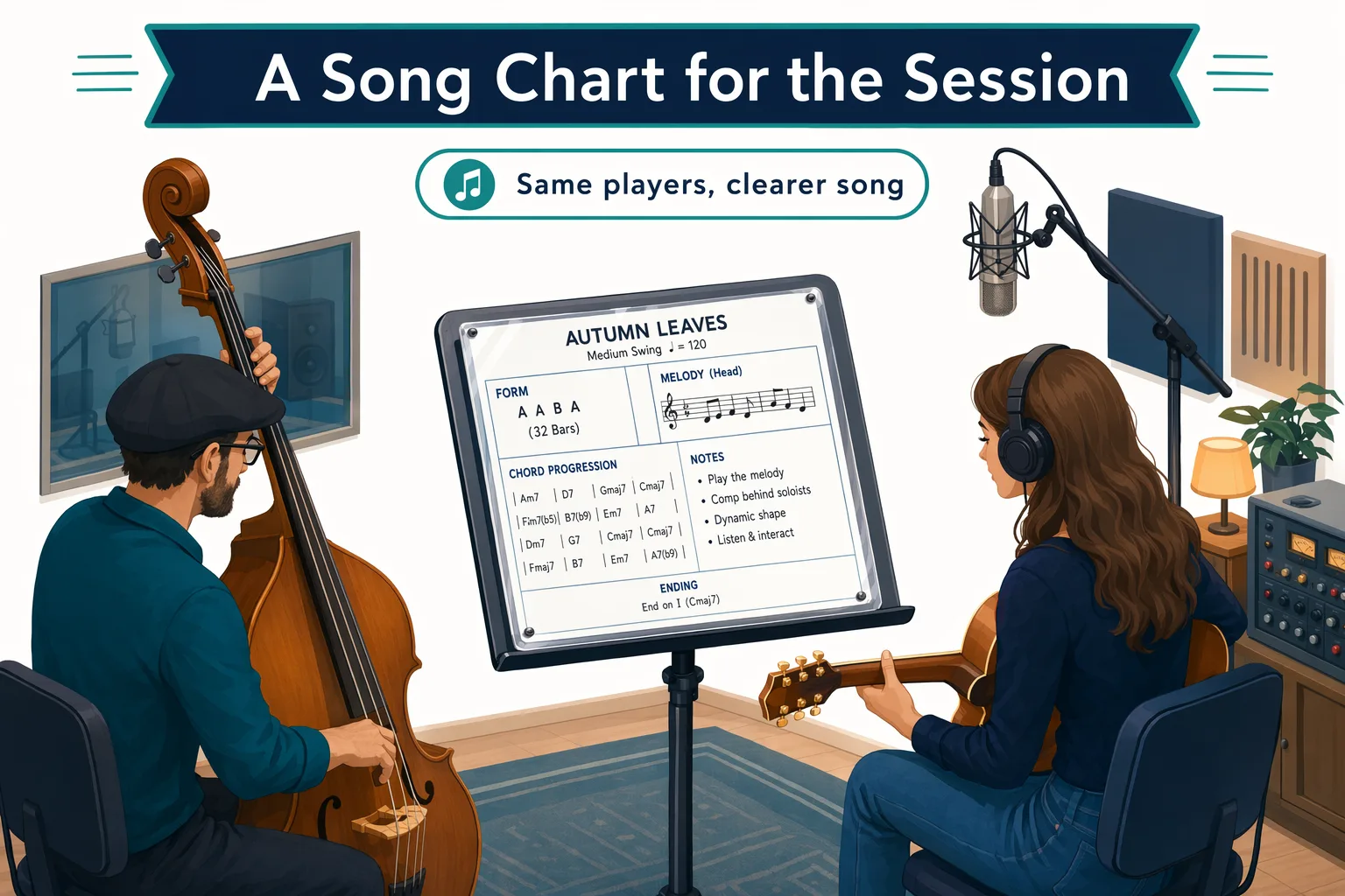 Song chart analogy for skills in the Copilot app